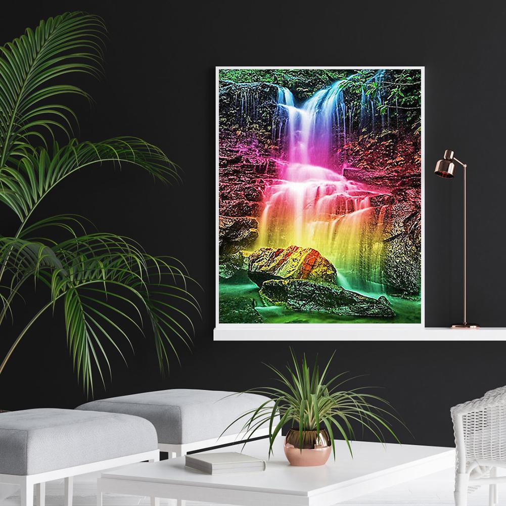 Waterfall - Full Round Drill Diamond Painting 30*40CM