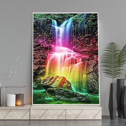 Waterfall - Full Round Drill Diamond Painting 30*40CM