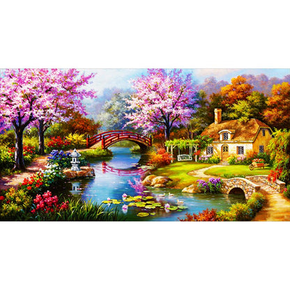 Scenery - Full Round Drill Diamond Painting 100*55CM