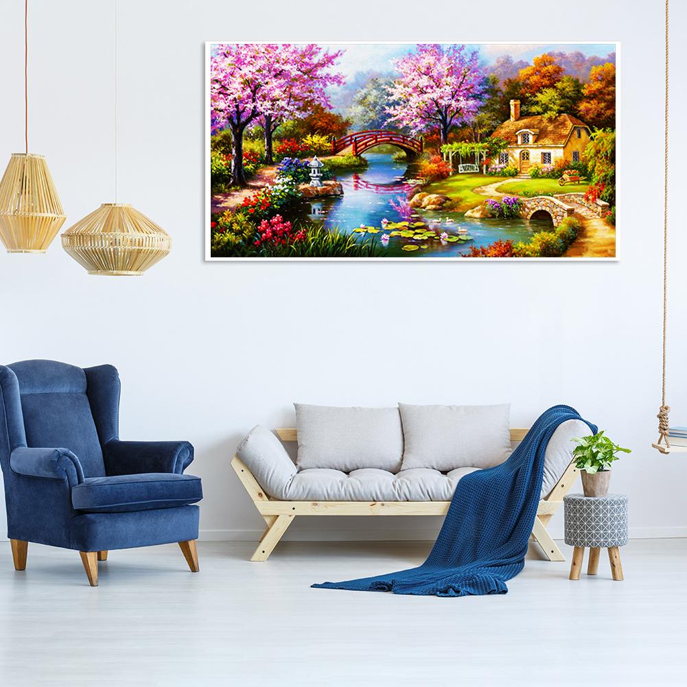 Scenery - Full Round Drill Diamond Painting 100*55CM