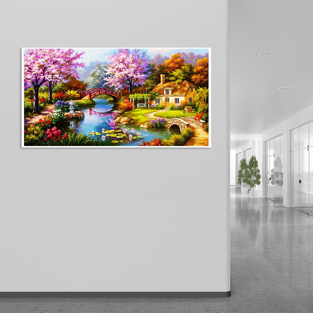 Scenery - Full Round Drill Diamond Painting 100*55CM