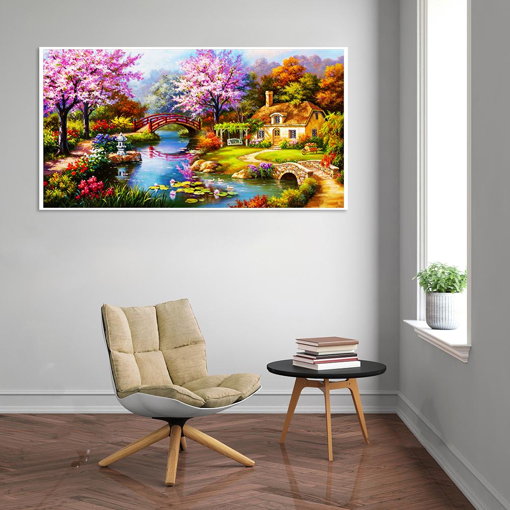 Scenery - Full Round Drill Diamond Painting 100*55CM