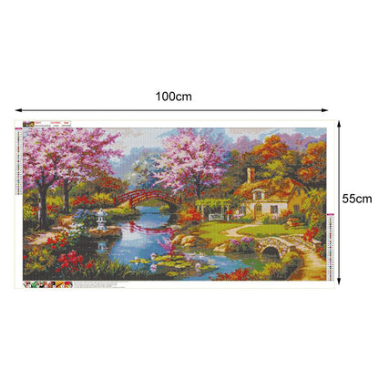 Scenery - Full Round Drill Diamond Painting 100*55CM