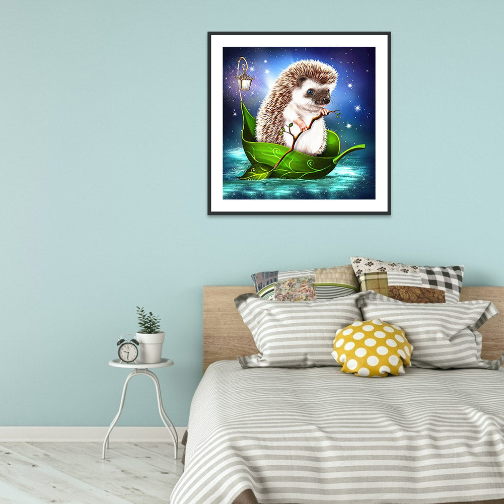 Hedgehog - Full Round Drill Diamond Painting 30*30CM