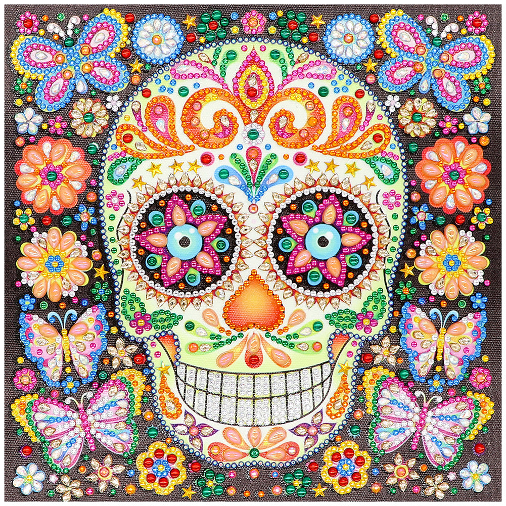 Skull - Special Shaped Drill Diamond Painting 30*30CM