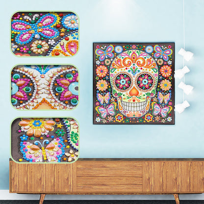 Skull - Special Shaped Drill Diamond Painting 30*30CM