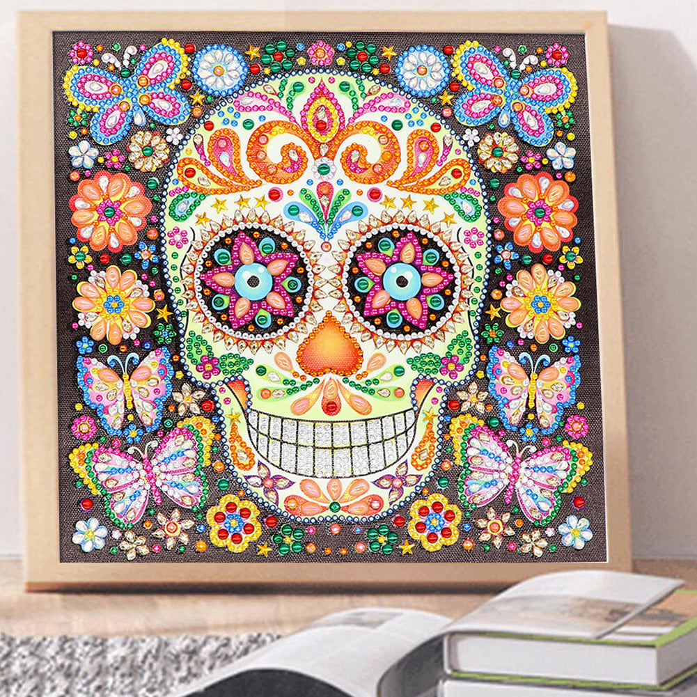 Skull - Special Shaped Drill Diamond Painting 30*30CM