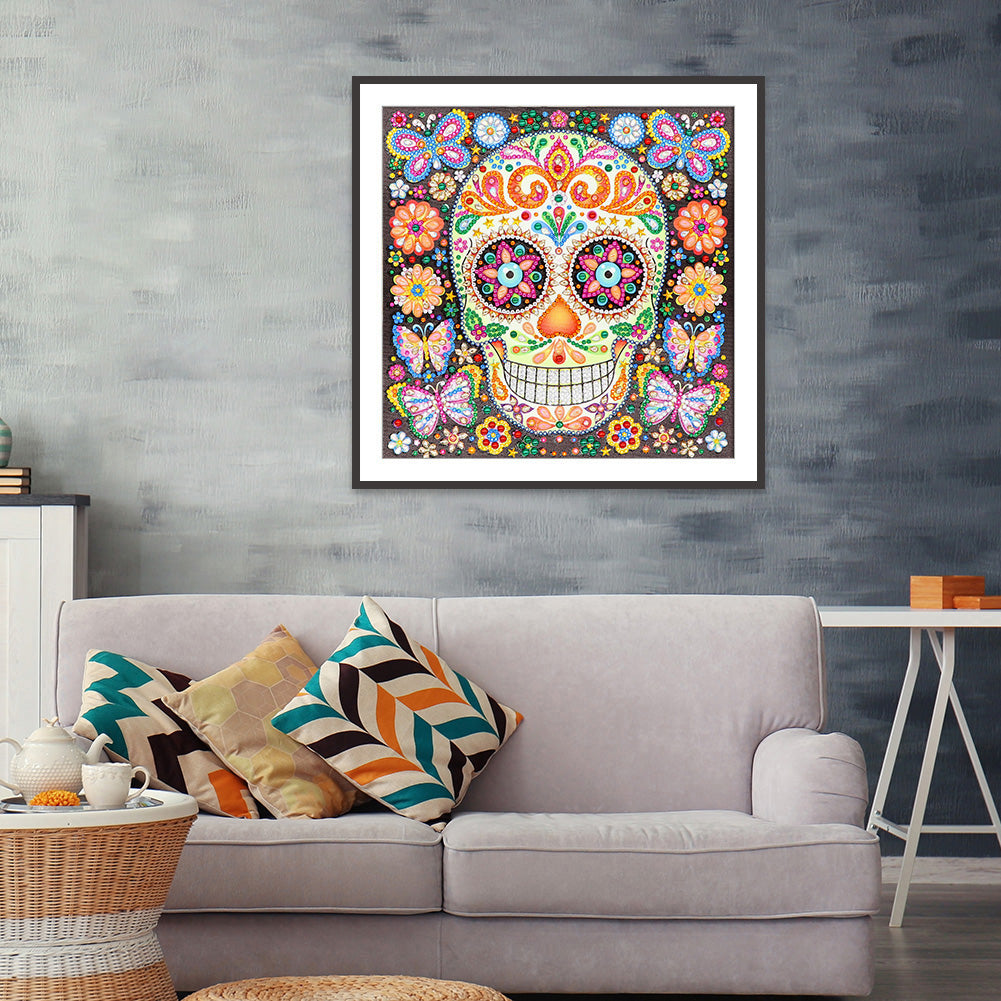 Skull - Special Shaped Drill Diamond Painting 30*30CM