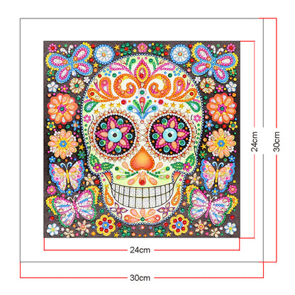 Skull - Special Shaped Drill Diamond Painting 30*30CM