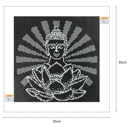 Buddha Statue - Full Round Drill Diamond Painting 35*35CM