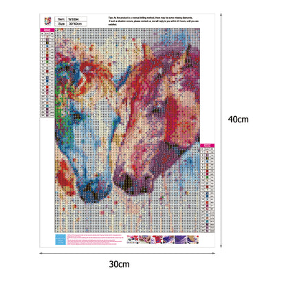 Horse - Full Round Drill Diamond Painting 30*40CM