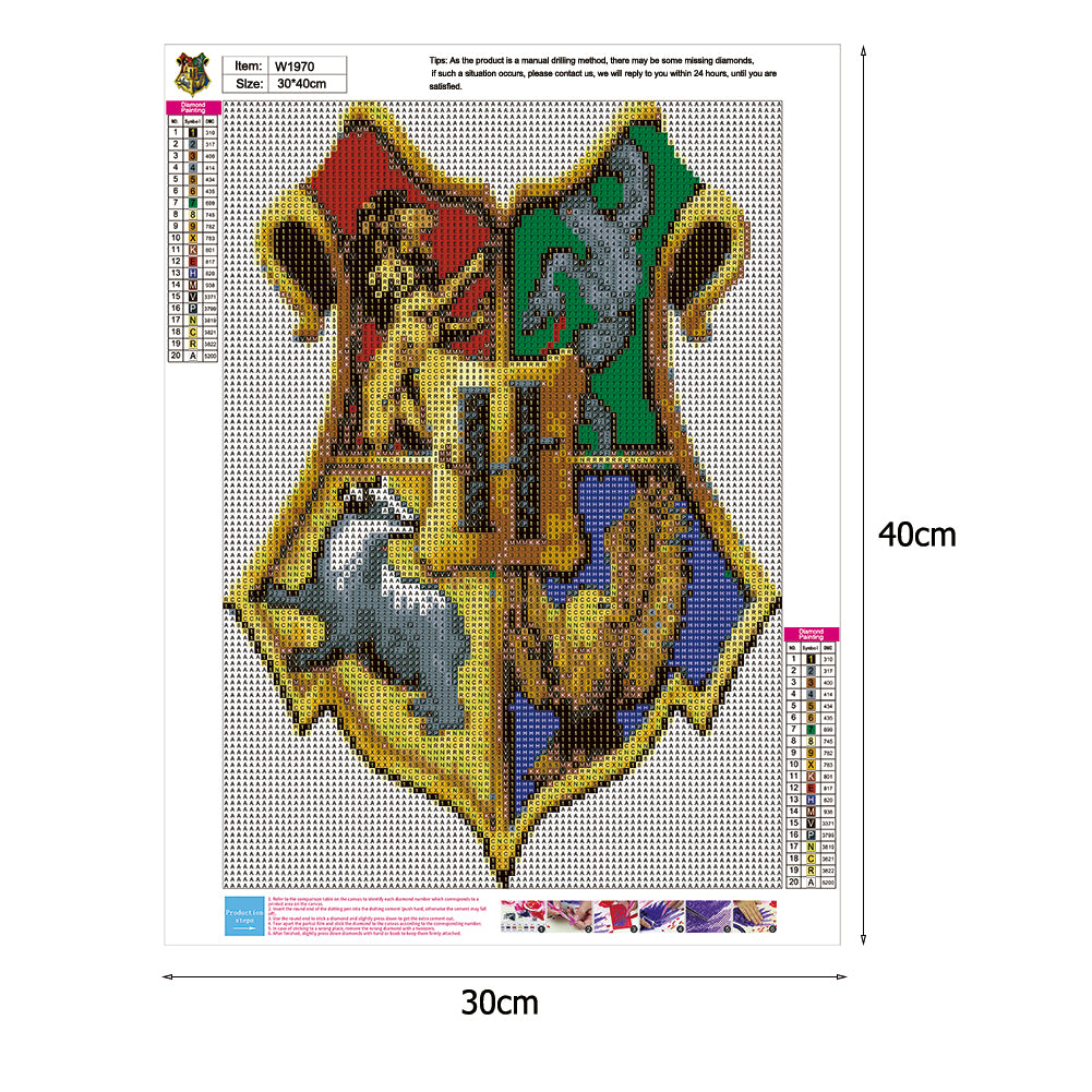 Harry Potter - Full Round Drill Diamond Painting 30*40CM