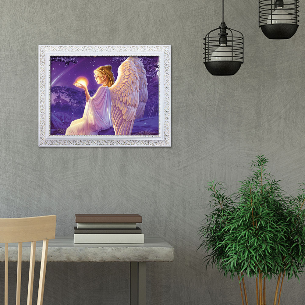 Angel - Full Round Drill Diamond Painting 40*30CM