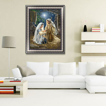 Jesus - Full Round Drill Diamond Painting 30*40CM