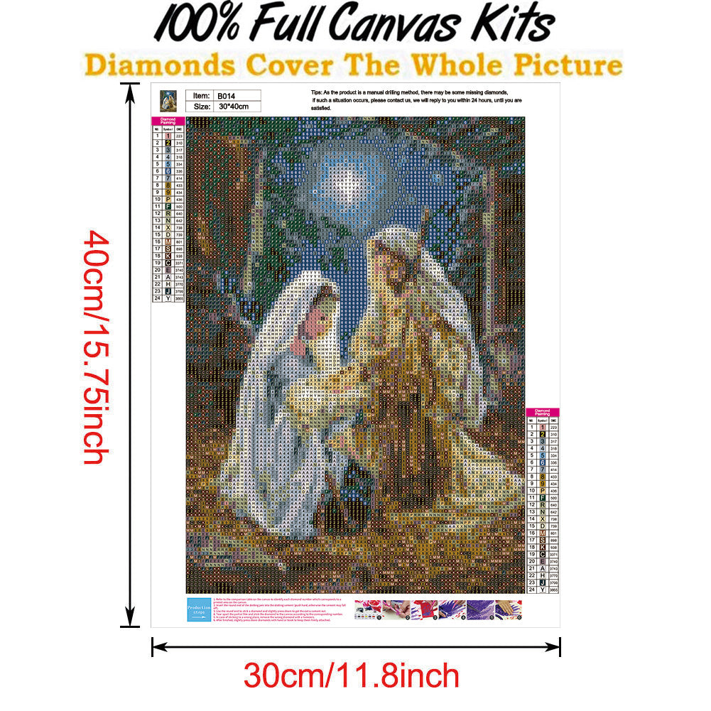 Jesus - Full Round Drill Diamond Painting 30*40CM