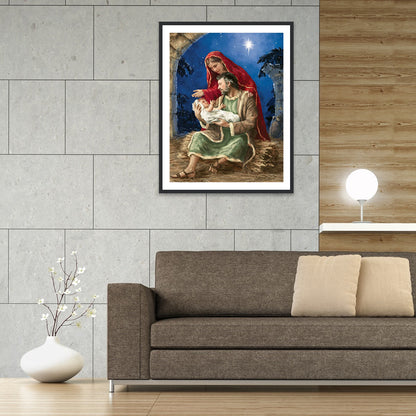 Birth Jesus - Full Round Drill Diamond Painting 30*40CM