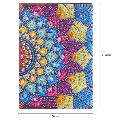 DIY Special Shaped Diamond Painting Colorful 50 Pages A5 Drawing Notebook