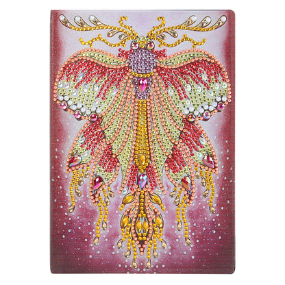 DIY Special Shaped Diamond Painting Butterfly 50 Pages A5 Drawing Notebook