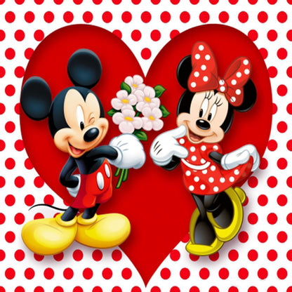 Mickey Mouse - Full Round Drill Diamond Painting 30*30CM