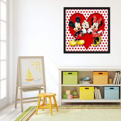 Mickey Mouse - Full Round Drill Diamond Painting 30*30CM