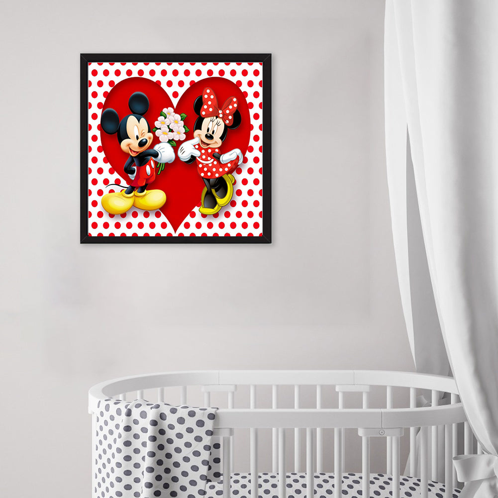 Mickey Mouse - Full Round Drill Diamond Painting 30*30CM