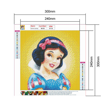 Princess - Full Round Drill Diamond Painting 30*30CM