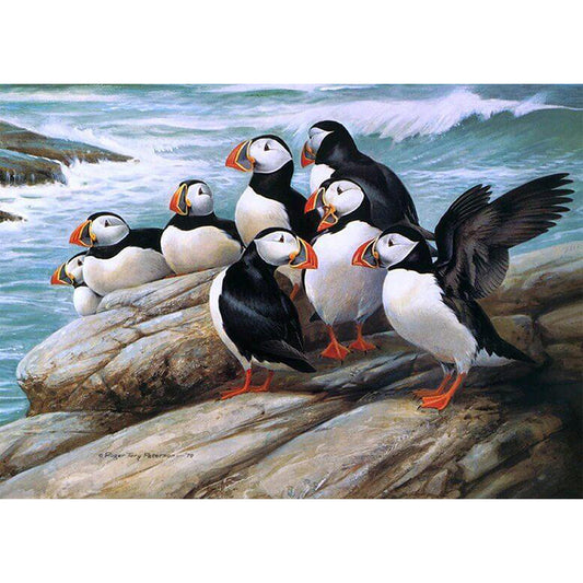 Puffin - Full Round Drill Diamond Painting 40*30CM