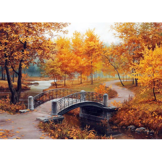 Scenery - Full Round Drill Diamond Painting 40*30CM