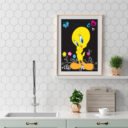 Tweety Bird - Full Round Drill Diamond Painting 30*40CM