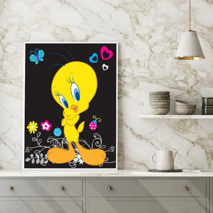 Tweety Bird - Full Round Drill Diamond Painting 30*40CM