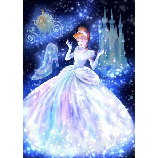 Cinderella - Full Round Drill Diamond Painting 30*40CM