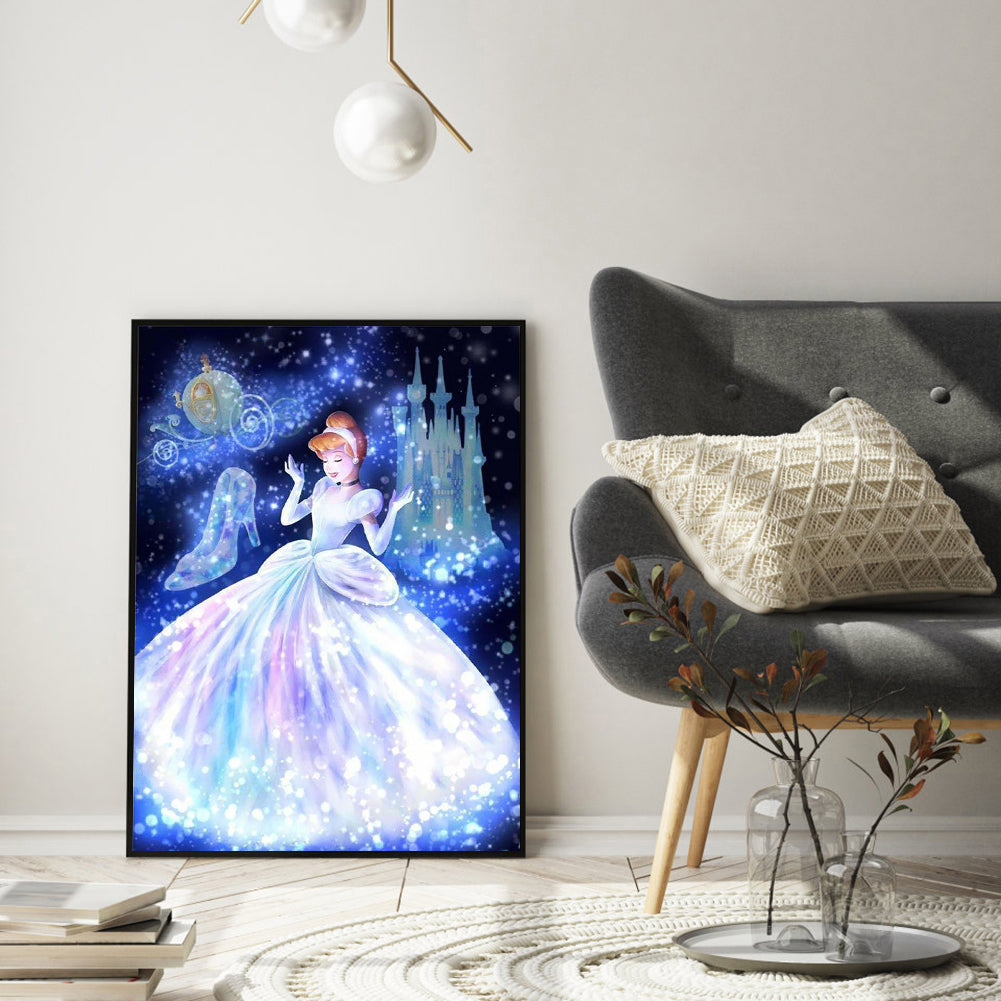 Cinderella - Full Round Drill Diamond Painting 30*40CM