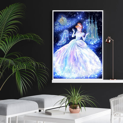 Cinderella - Full Round Drill Diamond Painting 30*40CM