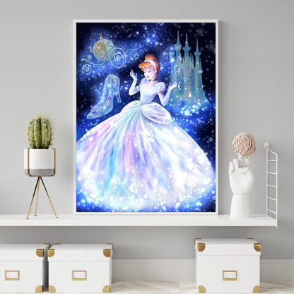 Cinderella - Full Round Drill Diamond Painting 30*40CM