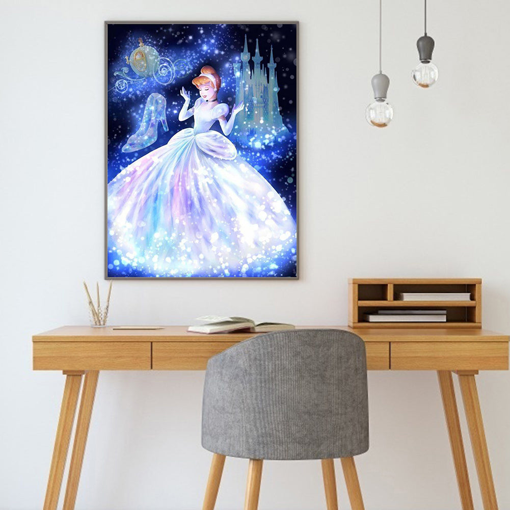 Cinderella - Full Round Drill Diamond Painting 30*40CM