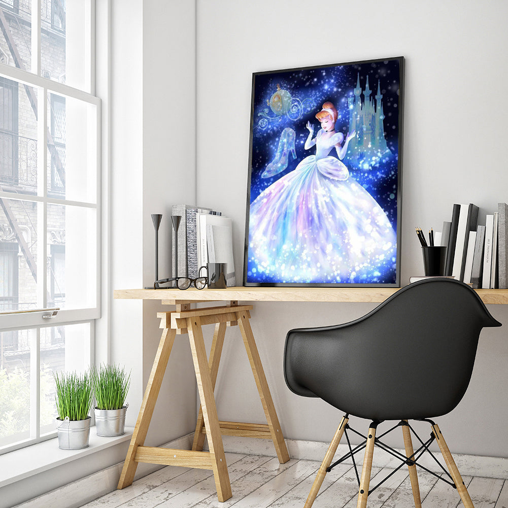 Cinderella - Full Round Drill Diamond Painting 30*40CM