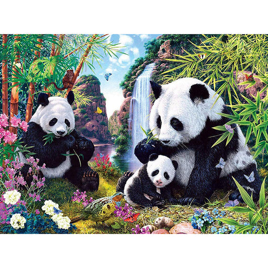 Panda - Full Round Drill Diamond Painting 40*30CM