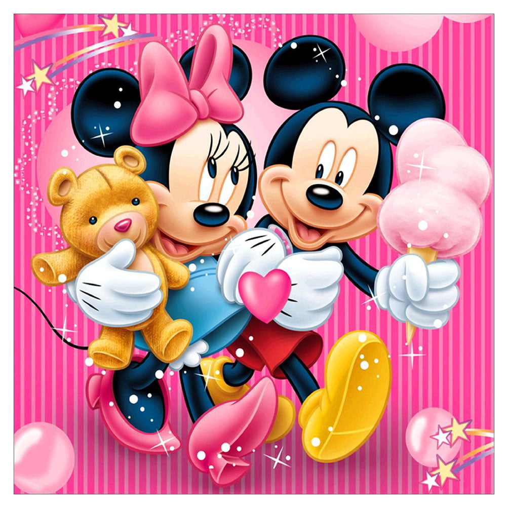 Mickey Mouse - Full Round Drill Diamond Painting 30*30CM