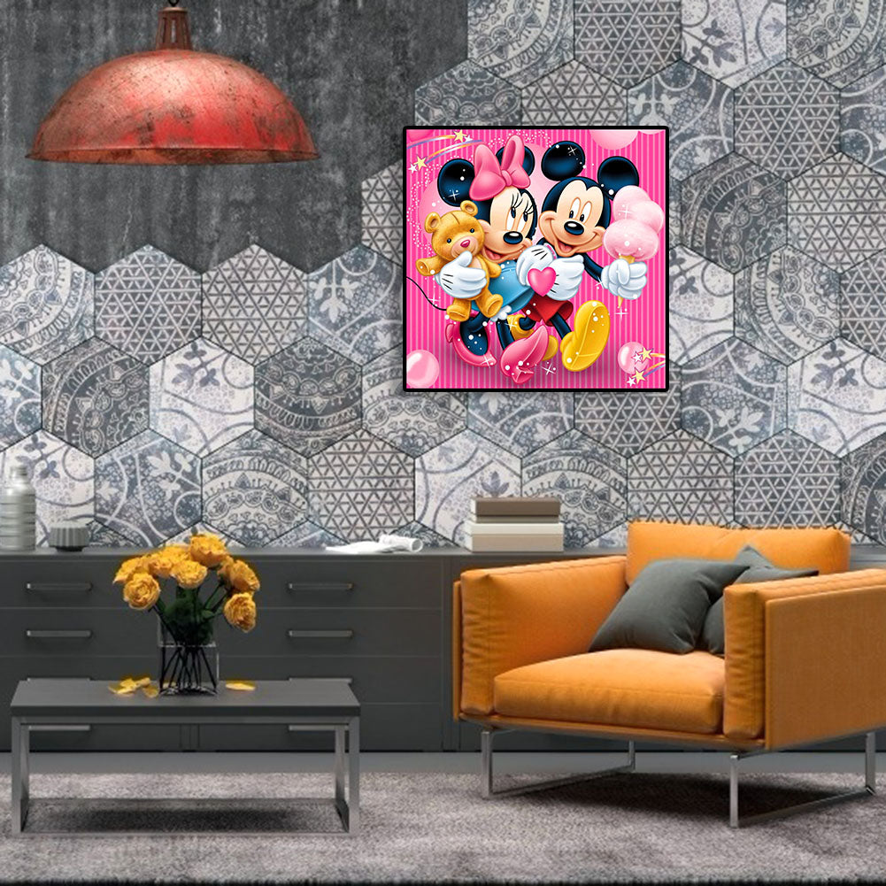 Mickey Mouse - Full Round Drill Diamond Painting 30*30CM