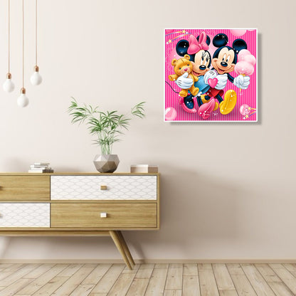 Mickey Mouse - Full Round Drill Diamond Painting 30*30CM