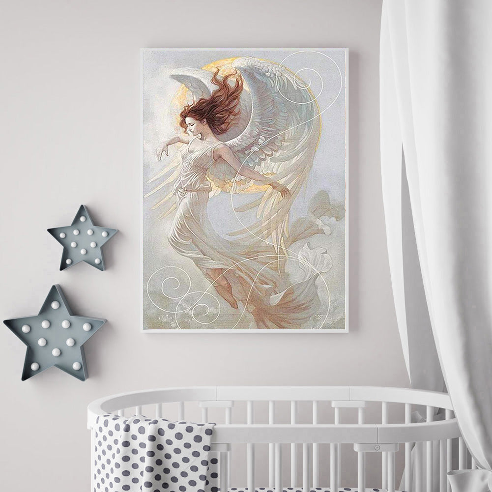 Angel - Full Round Drill Diamond Painting 30*40CM