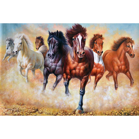 Horse - Full Round Drill Diamond Painting 40*30CM