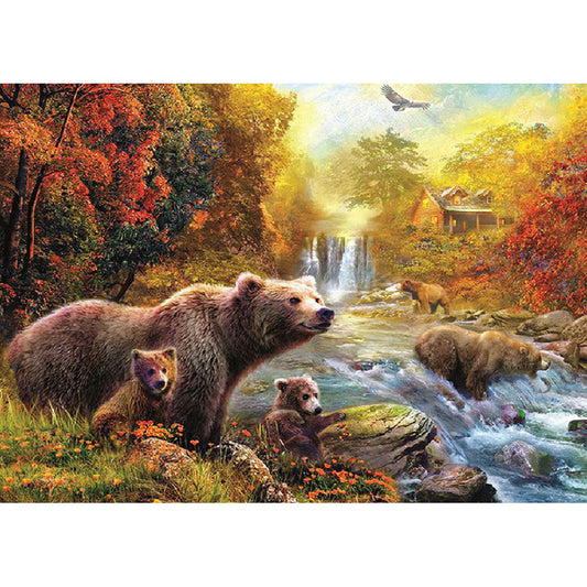 Animal - Full Round Drill Diamond Painting 40*30CM