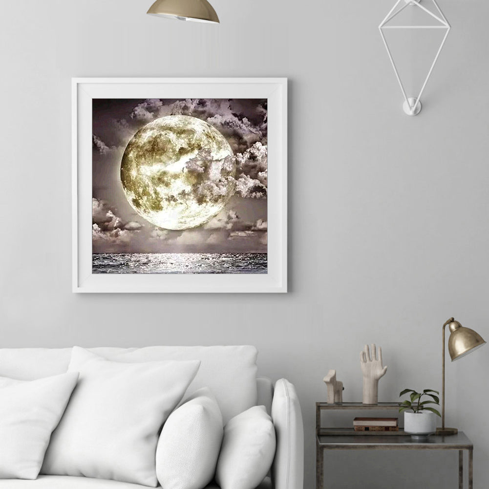 Moon - Full Round Drill Diamond Painting 30*30CM