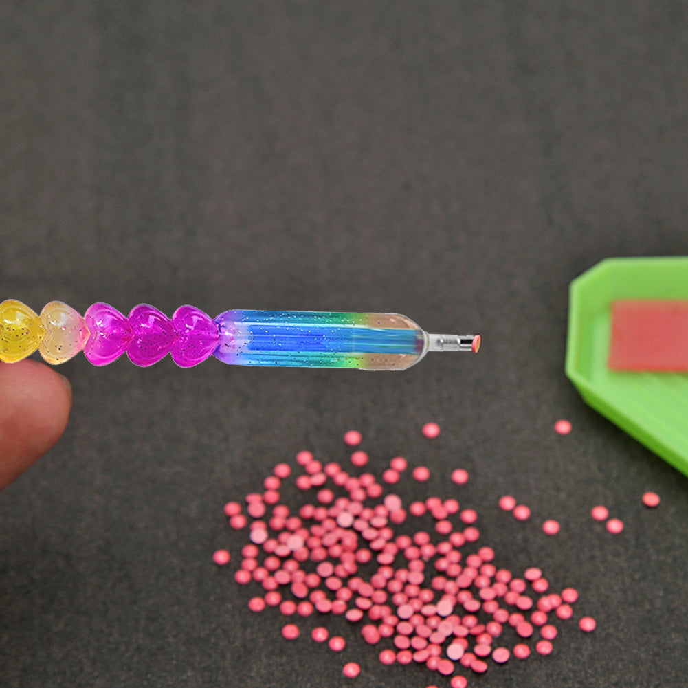 5D Diamond Painting DIY Embroidery Colorful Point Drill Pen (No Pendant)