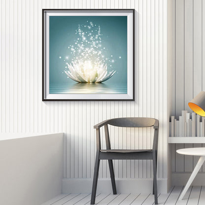 Bloom Lotus - Full Round Drill Diamond Painting 35*35CM