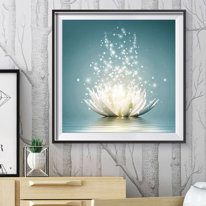 Bloom Lotus - Full Round Drill Diamond Painting 35*35CM