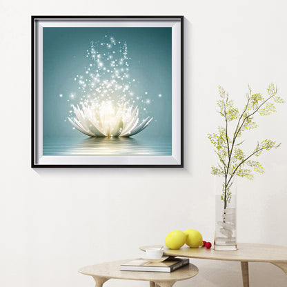 Bloom Lotus - Full Round Drill Diamond Painting 35*35CM