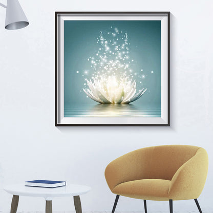 Bloom Lotus - Full Round Drill Diamond Painting 35*35CM