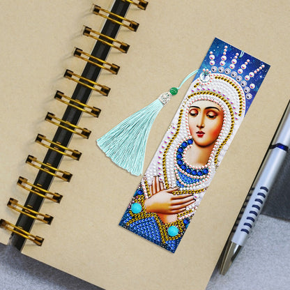 2x 5D DIY Diamond Painting Leather Bookmarks Goddess Embroidery Page-Marker